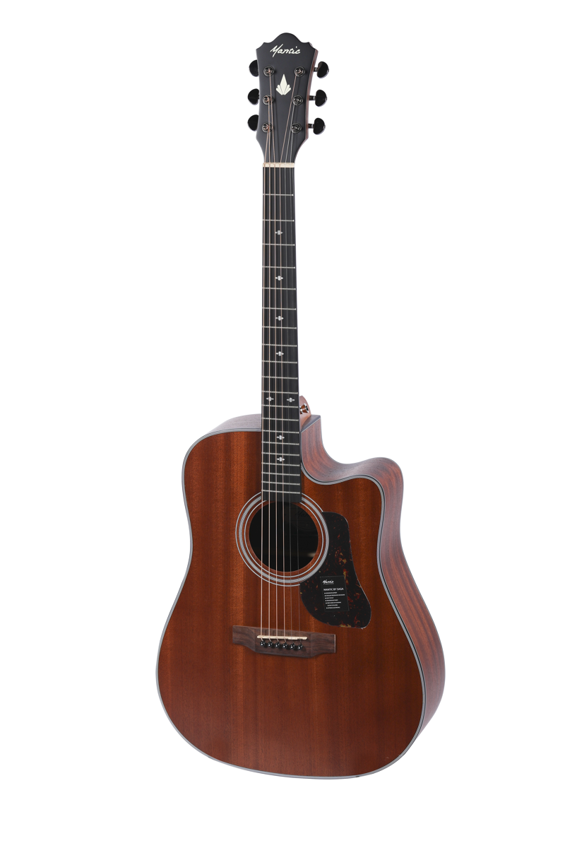Akustische Gitarre Mantic AG-380C - die beste erste Gitarre