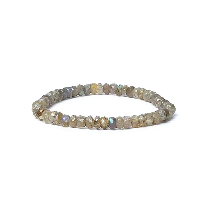 Armband - Facettierter Labradorit AA Qualität, 6mm