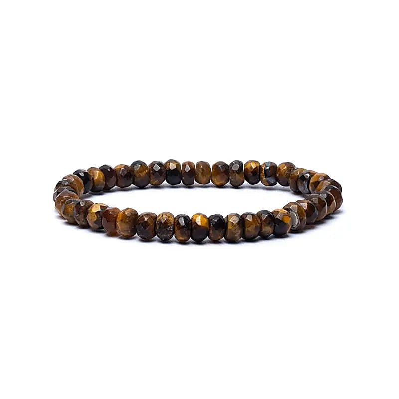 Armband - Facettiertes Tigerauge AA Qualität, 6mm
