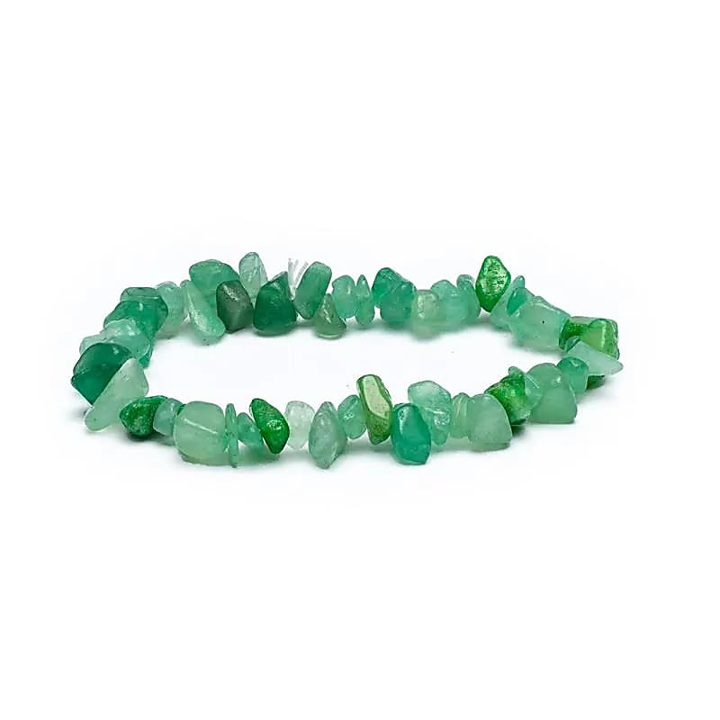 Armband - Grüner Aventurin - kleine Stücke, elastisch