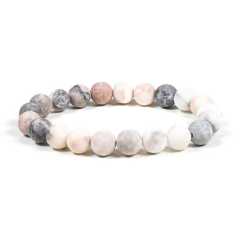 Armband - Rosa Zebra Jaspis