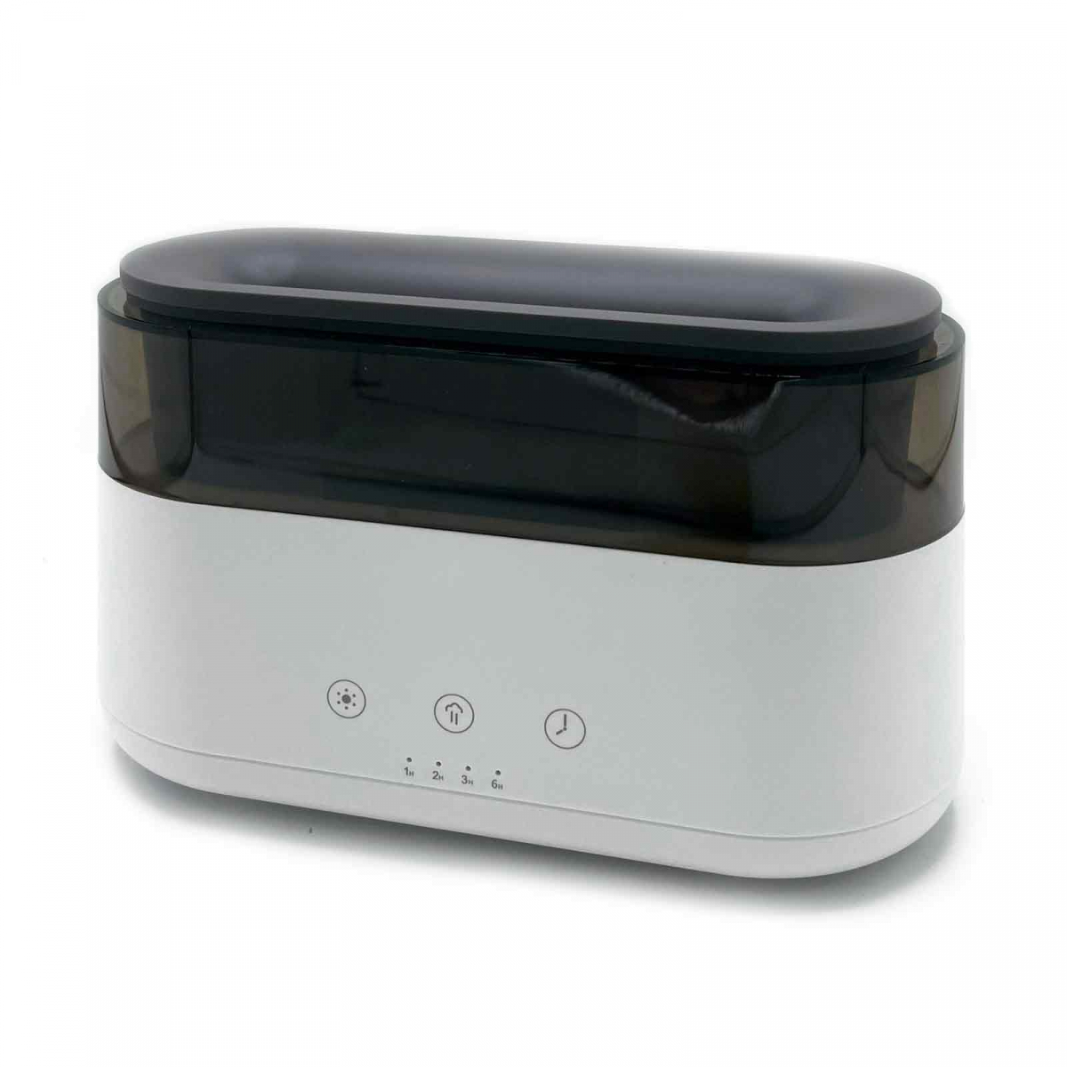 Aroma Diffusor LED Uhr - Modern - Flammeneffekt