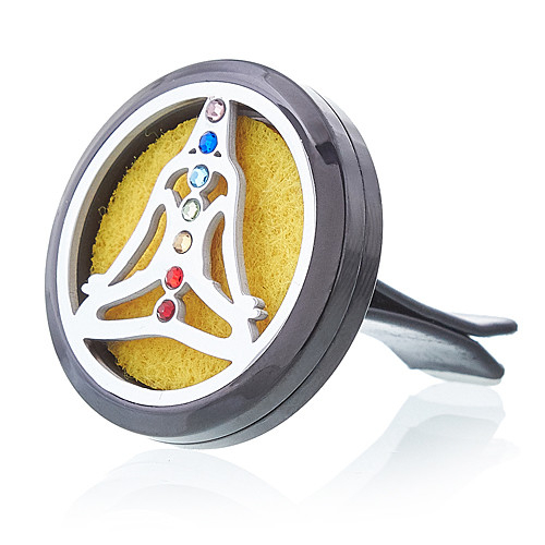 Aromadiffusor für das Auto - Yoga Chakra - 30mm