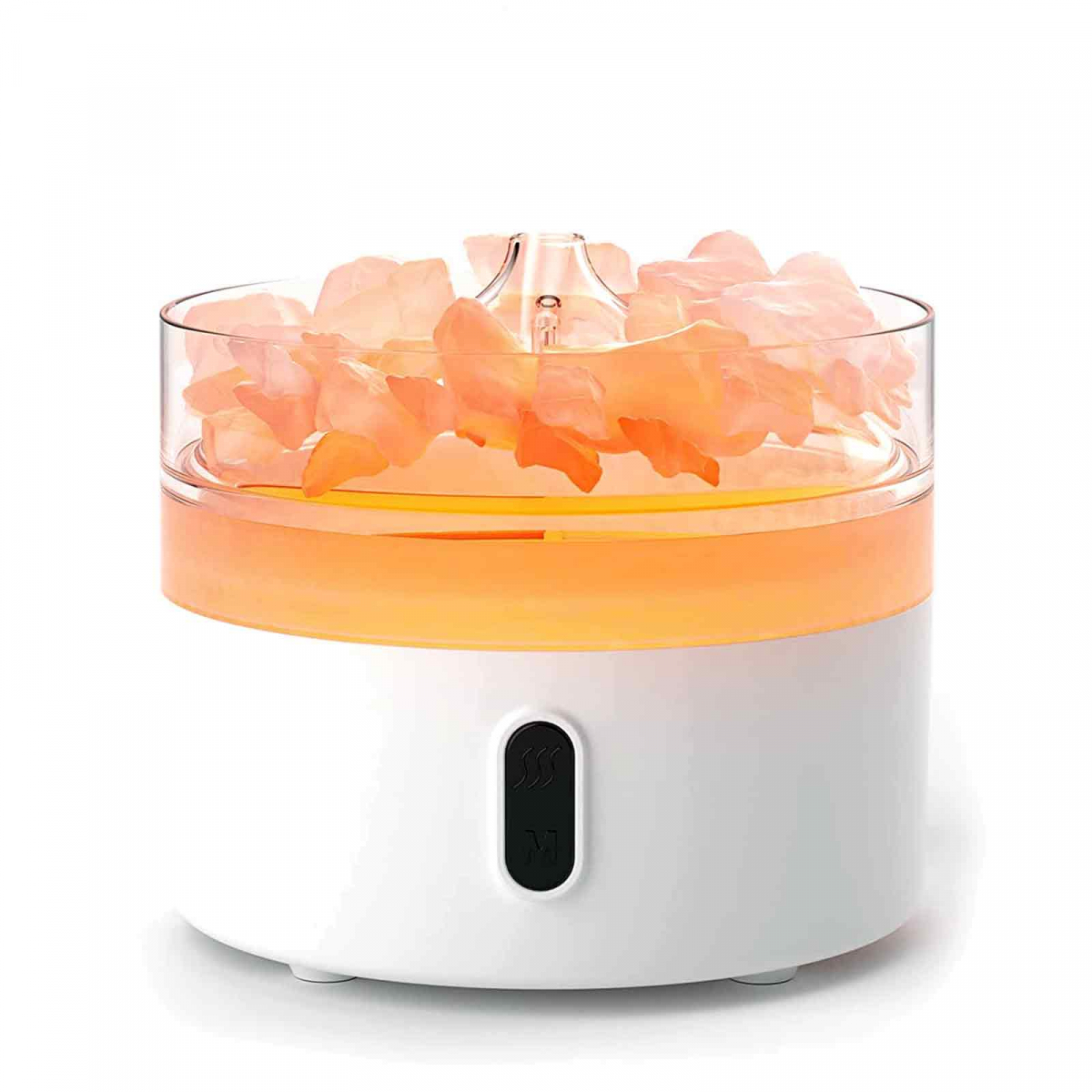 Aromadiffusor Himalaya-Salz - Nachtlicht - Flammeneffekt