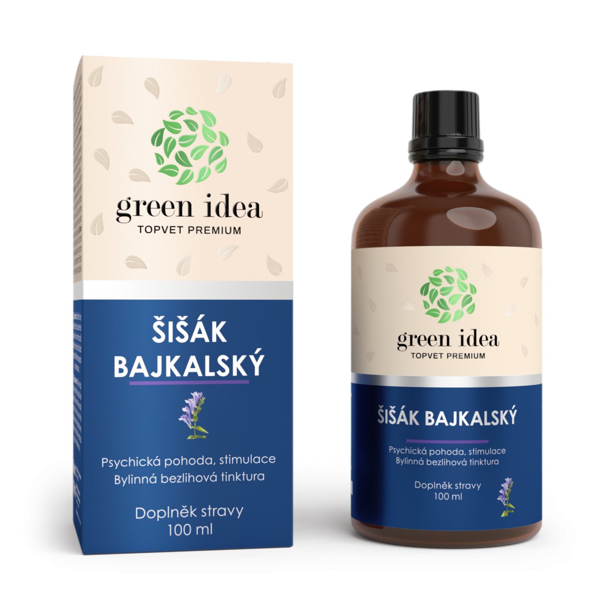 Baikal-Helmkraut - alkoholfreie Tinktur - Psychisches Wohlbefinden, Stimulation