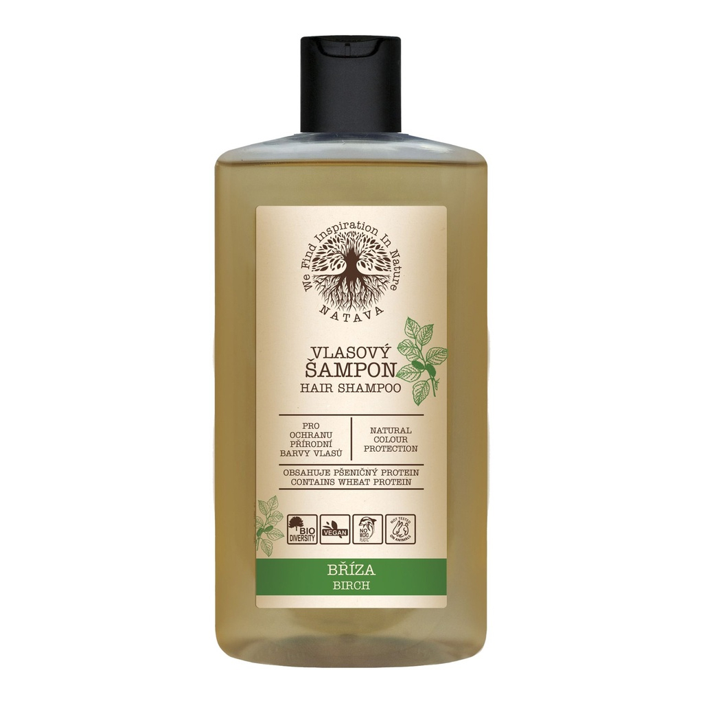 Birkenhaarshampoo - Zum Schutz der natürlichen Haarfarbe