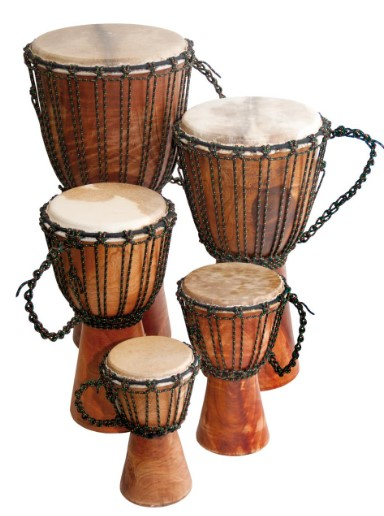 Djembe Bali Anfänger Mahagoni 50cm