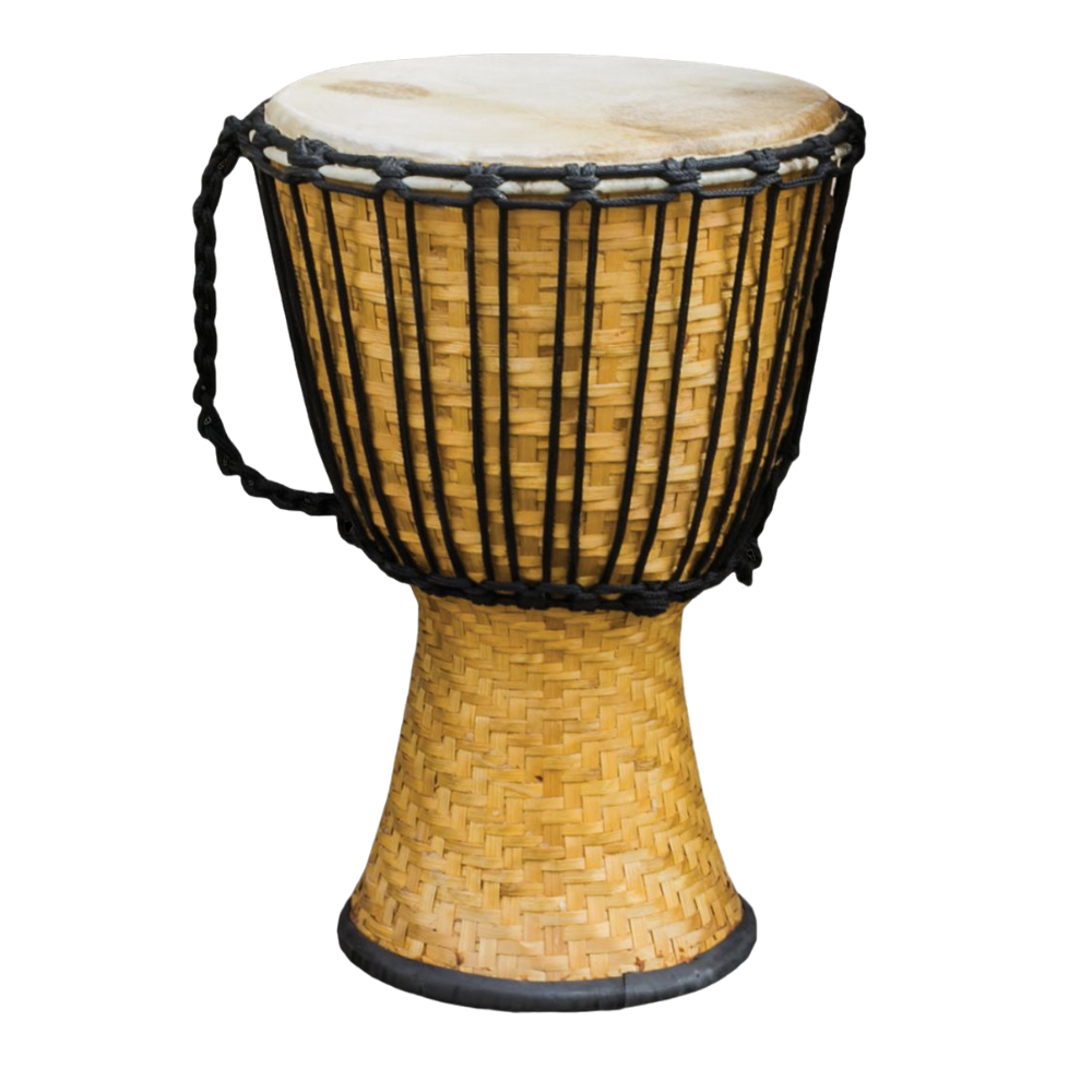 Djembe Bali EXTRA leicht - Bambus 60cm - Durchmesser 36cm -