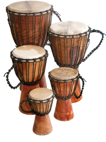 Djembe Bali Mahagon Anfänger 60 cm