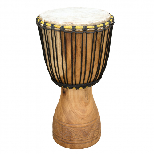 Djembe Ghana Tweneboa Höhe 59-61cm Durchmesser 29,5-31 cm