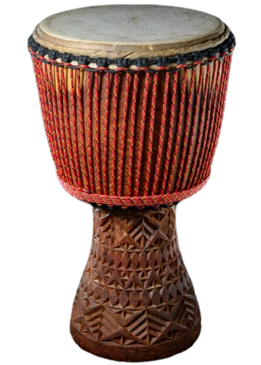 Djembe - Mali Haré Professional - Höhe 63cm, Durchmesser 34cm