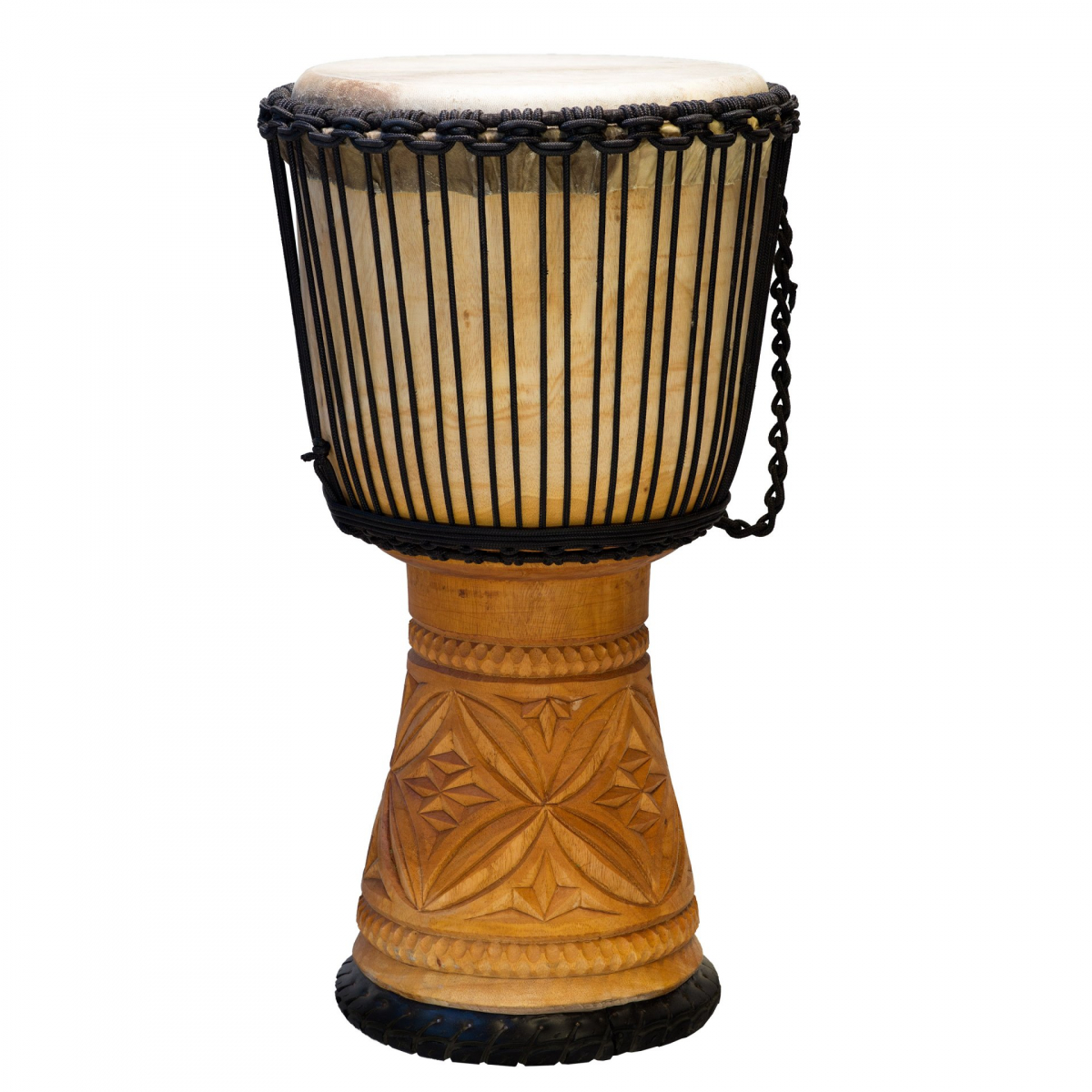 Djembe Meister Mali Stil XXL - Höhe 65cm, Durchmesser 35-36cm