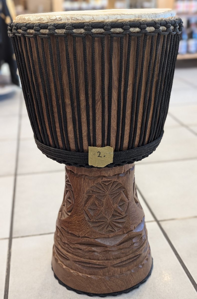 Djembe Top Guinea Dimba (Dugura) 63cm Durchmesser 33cm