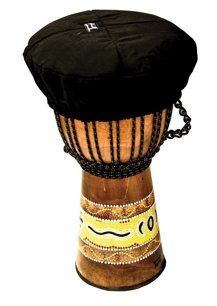 Djembe und Schamanentrommel Hut - Hautschutz 40-44 CM Schwarz