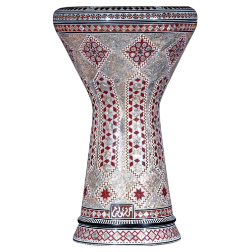Gawharet EL Fan - Darbuka (Doumbek) Soumbaty Mutterperle Säulen 9x19