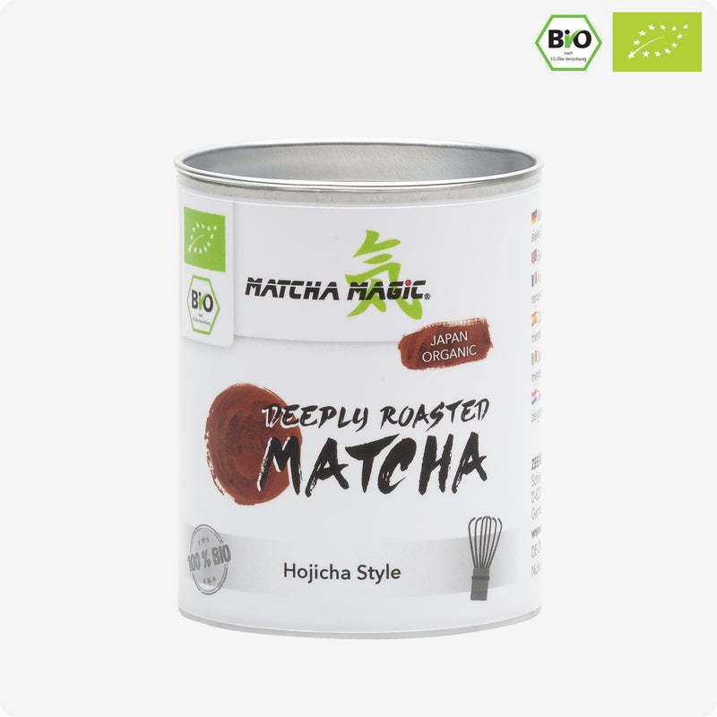 Gerösteter Matcha (Hojicha Pulver) - gerösteter grüner Tee in Pulverform, 100g