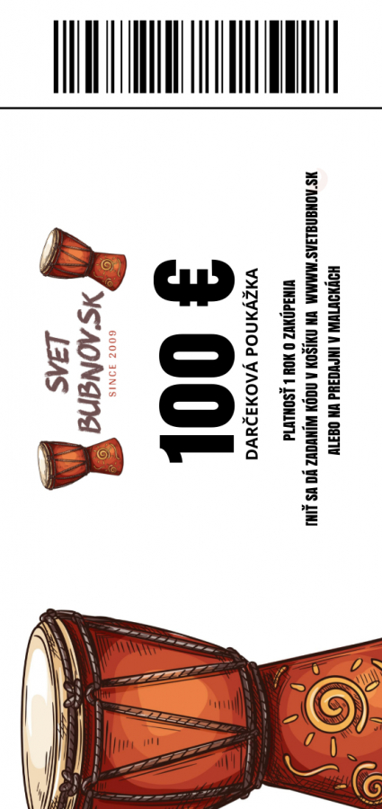 Geschenkgutschein 100€ weltderdrums.de