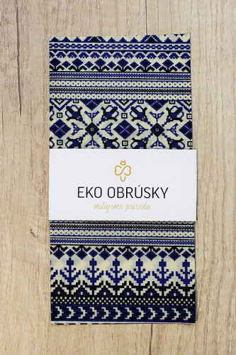 Gewachstes Öko-Serviette Rosenform 19x28cm