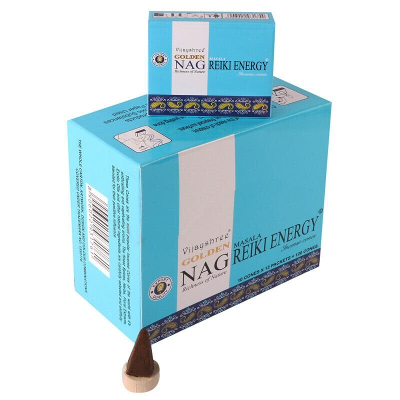 GOLDEN NAG Masala Duftkegel - Reiki Energie