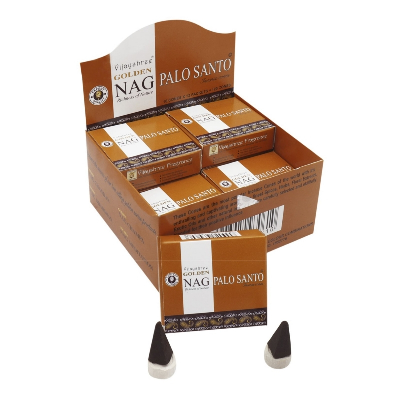 GOLDEN NAG - Palo Santo Duftkegel Masala