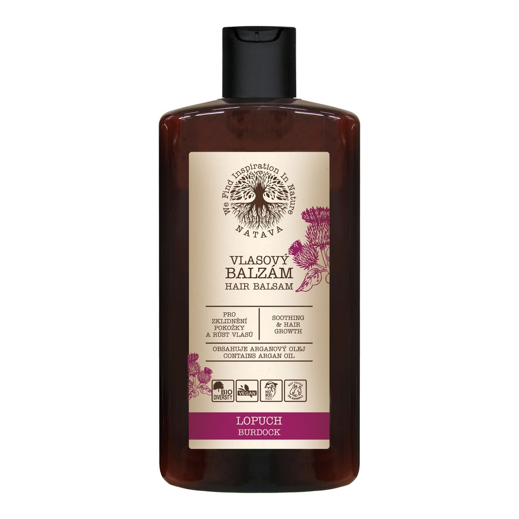 Haarbalsam Klette - Beruhigung der Kopfhaut und Haarwuchs