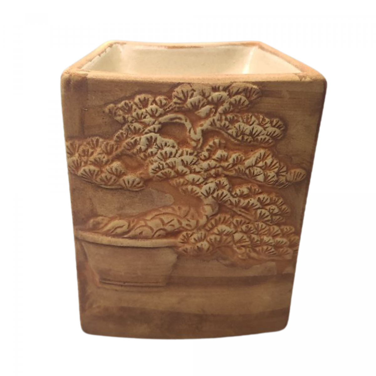 Handgemalte Aroma Lampe Bonsai - Sand