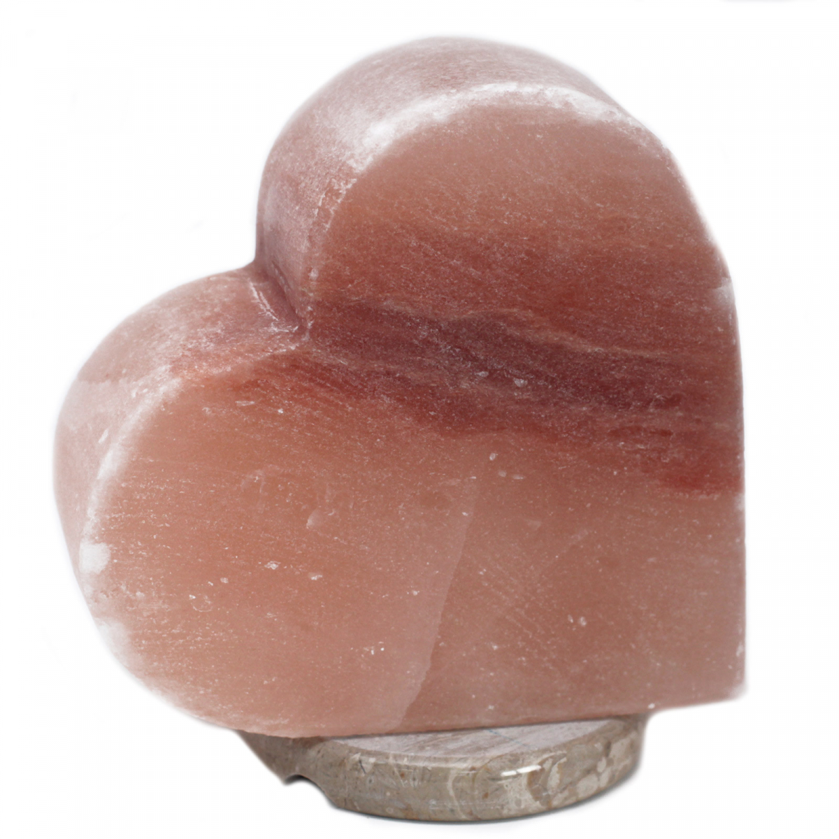 Himalaya Salzlampe Herz - mehrfarbig