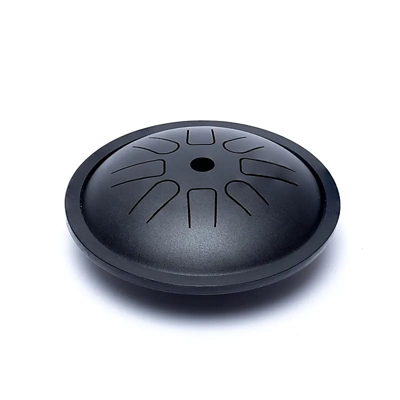 Hluru Tongue Drum - D-Dur (Dur) 8 hohe Töne schwarz