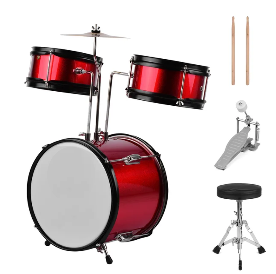Junior Schlagzeug-Set Kera Audio ZPD-3 Rot