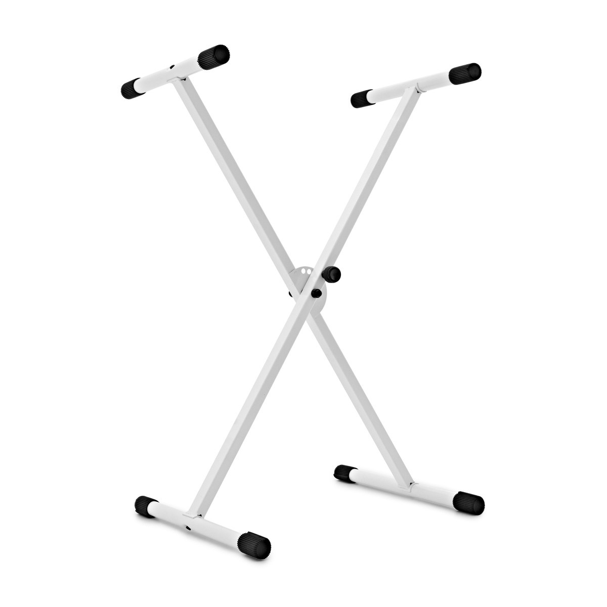 KA-LINE Q-1XC White – weißer X-Ständer für Keyboard, Tragkraft 18 kg