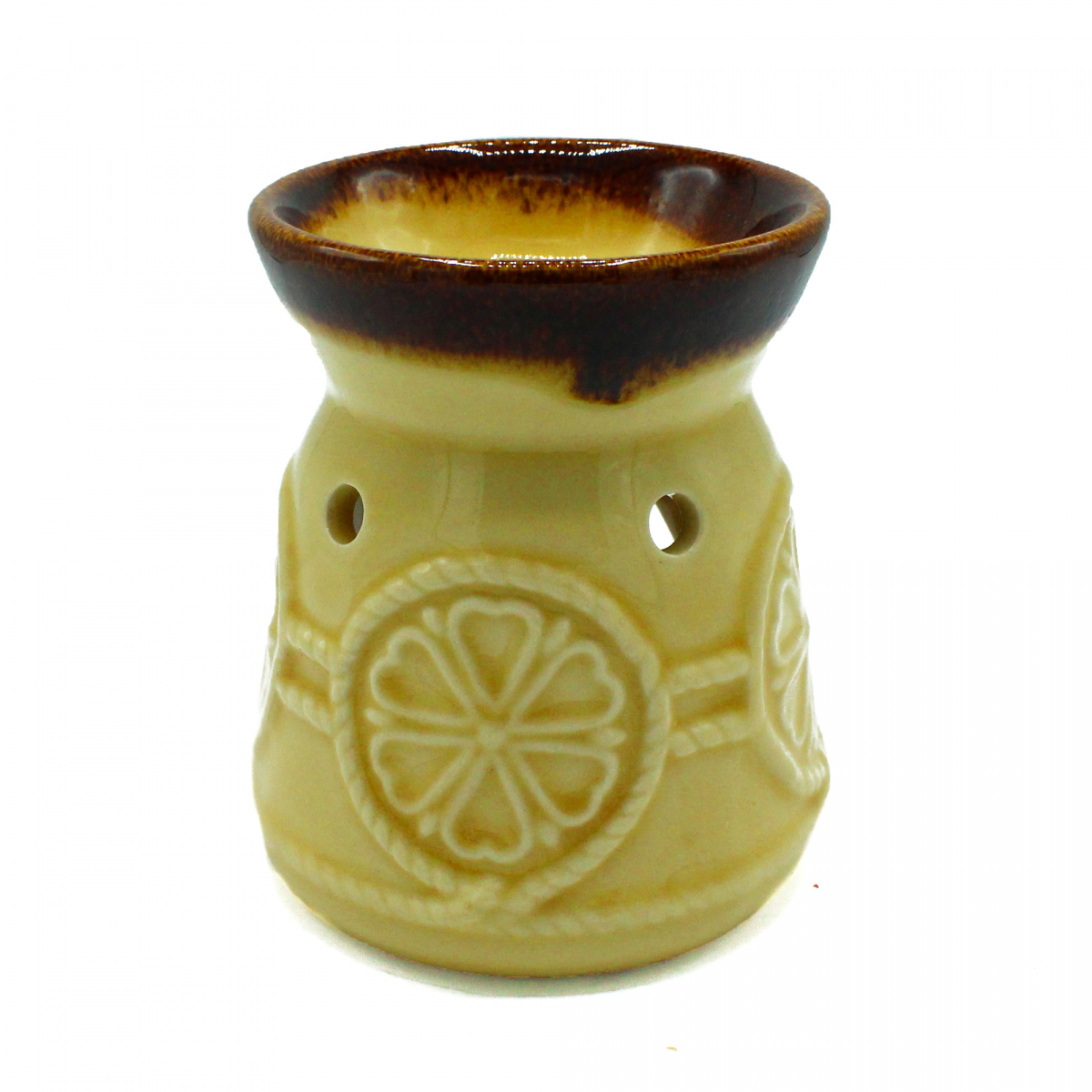 Klassische Aroma Lampe - Cremefarben