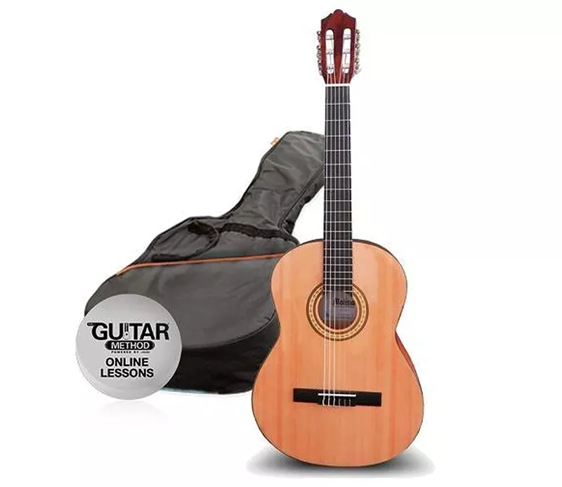 Klassische Gitarre Ashton 4/4 SPCG 44 BR Pack (natural) Molina