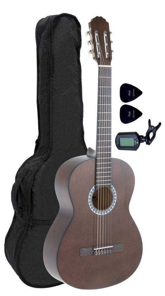 Klassische Gitarre GEWA Classical Guitar PACK 4/4 Walnuss