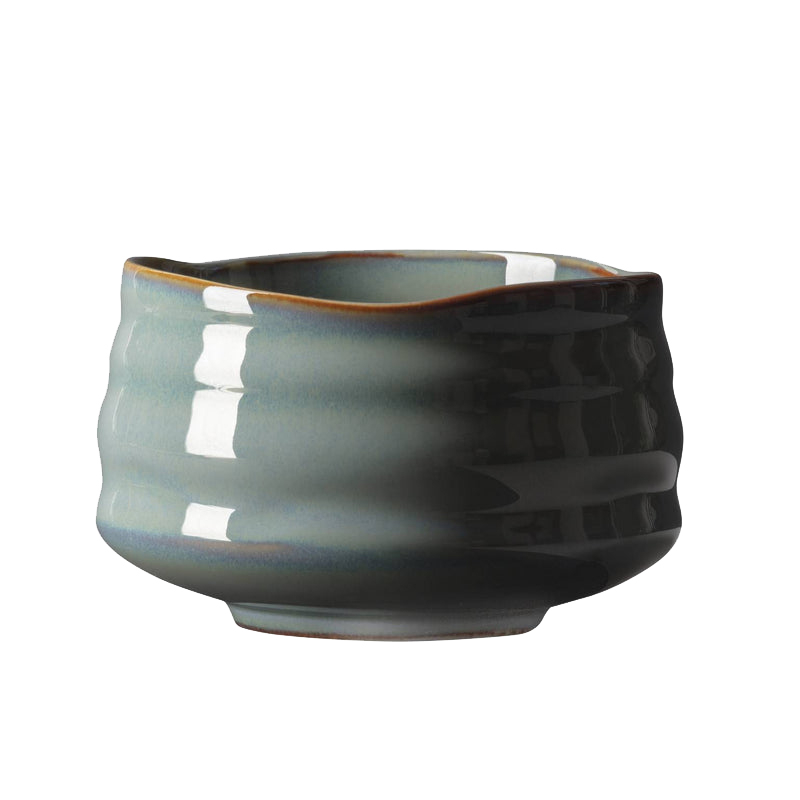 Matcha Schale „Tiruburu“ (chawan) – 430 ml, blaugrün