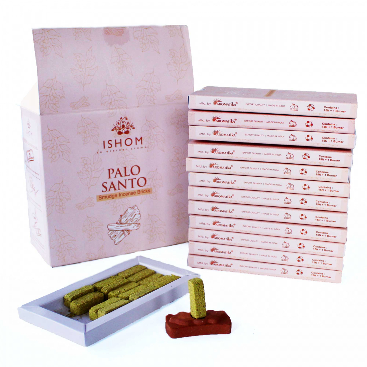 Natürliche Duftblöcke - Palo Santo, 15 Stück