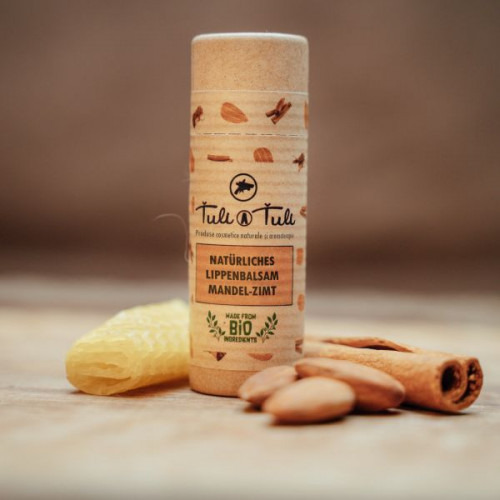 Natürliches lippenbalsam Mandel - Zimt
