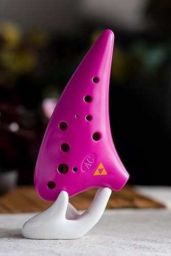 Okarina Forest Whisper - 12-Loch - Violett - 17 cm