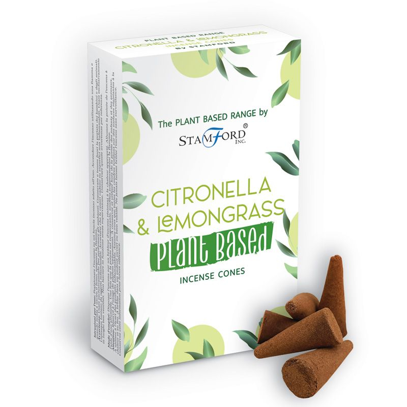 Pflanzliche Duftkegel - Citronella und Zitronengras