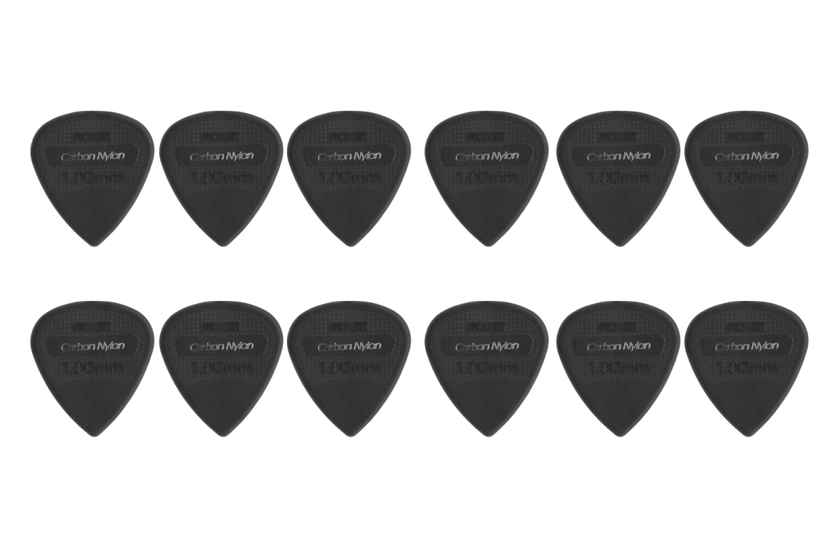 Pick Boy Carbon Nylon 1 mm – Gitarrenplektren Set 12 Stück