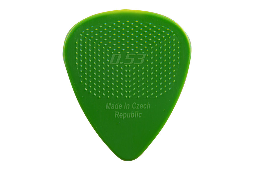 Plektrum D-Grip 351 Grün 0,53 mm 1 Stk. Nylon Janicek