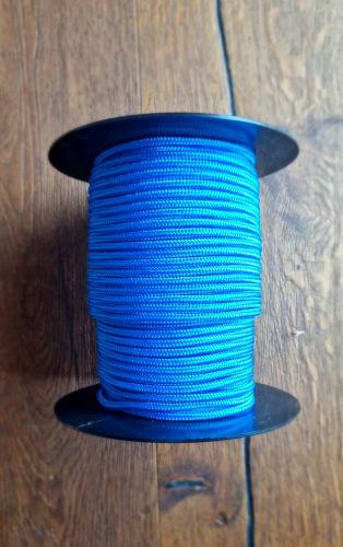 Professionelle Djembe-Schnur 5 mm mit blauem Kern 1m