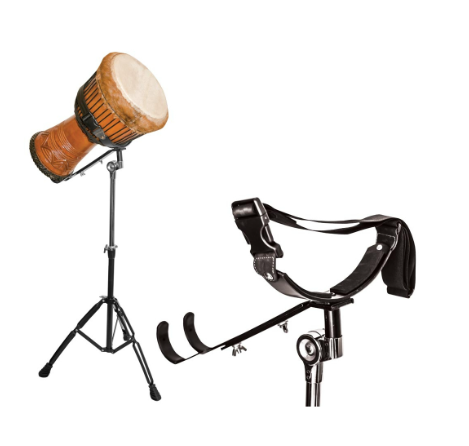 Professioneller Djembe- und Didgeridoo-Ständer