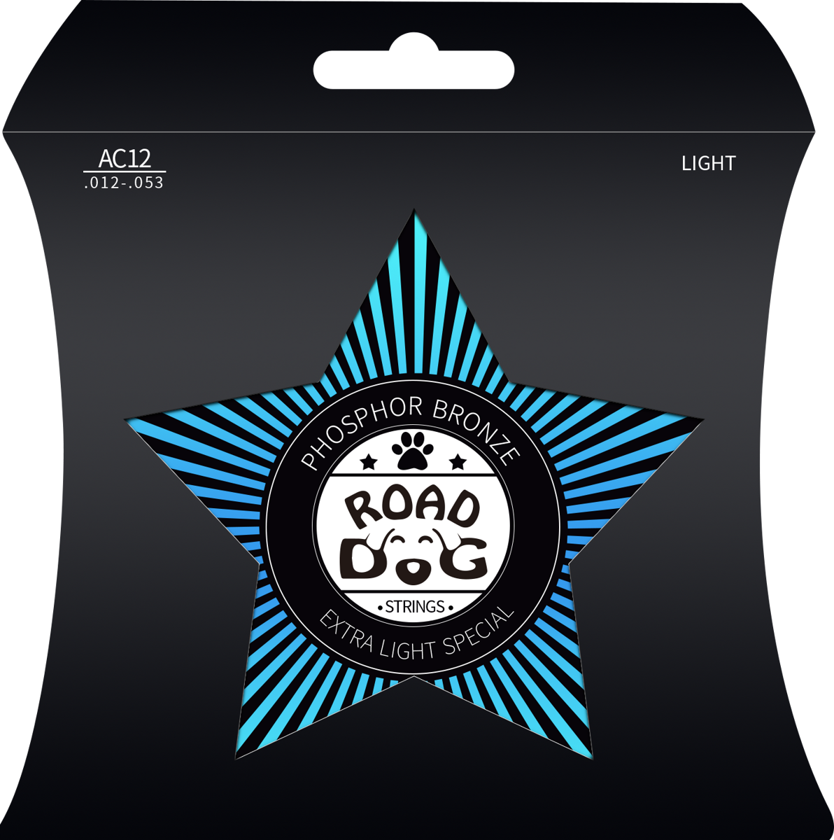 Saiten für die Akustikgitarre ROAD DOG AC12 Light Phosphor Bronze