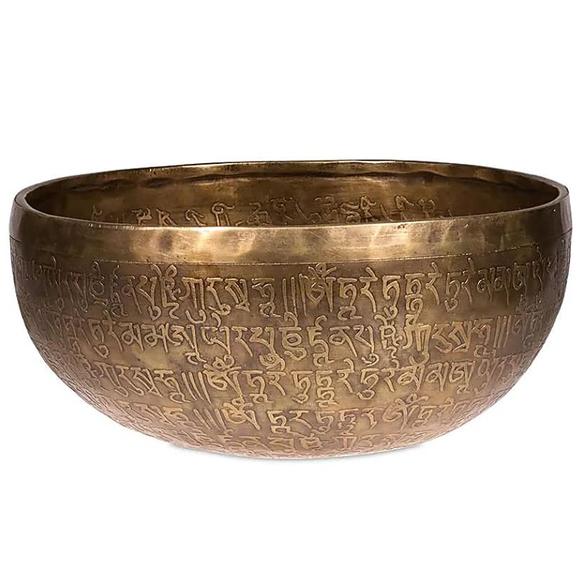 Singende Tibetische Schale mit Tara Healing Bild ±1750-1950g