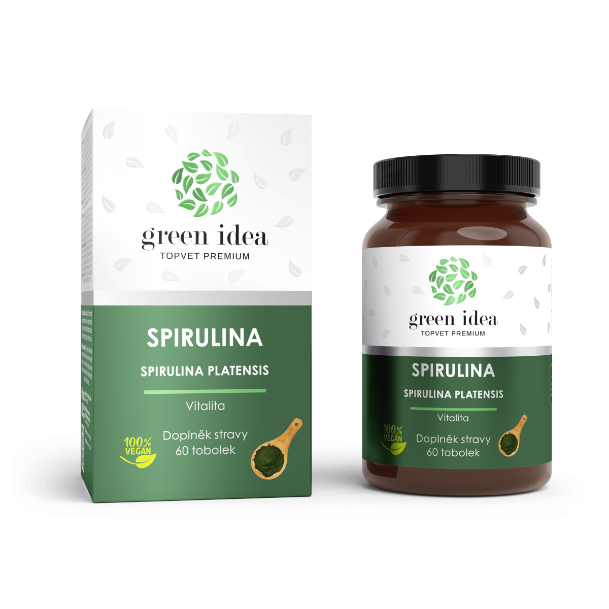Spirulina Kräuterextrakt - Vitalität - Kapseln