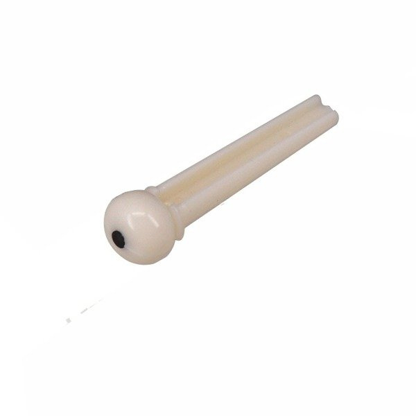 Stegstecker für Akustikgitarre, weiß, 1 Stück