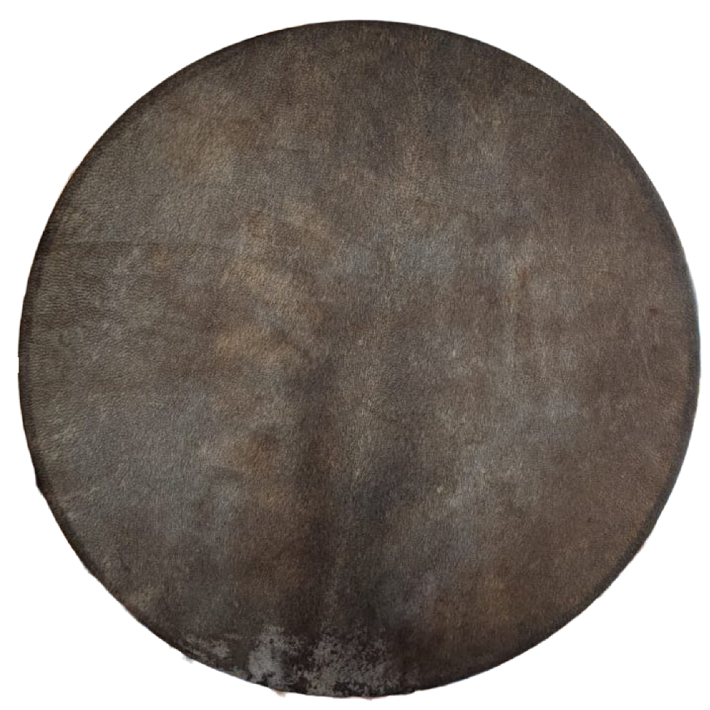 Stimmbare schamanische Trommel 46 cm Weide – Hirschhaut – mit Energiestein – Petrovič Drums