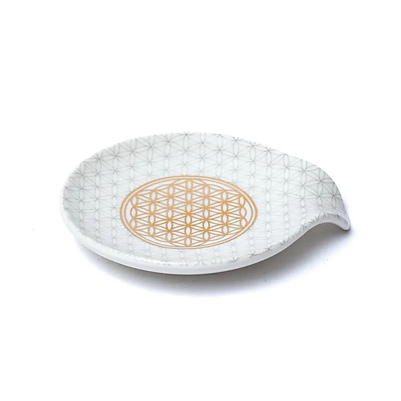 Teetassen-Abtropfschale - Blume des Lebens