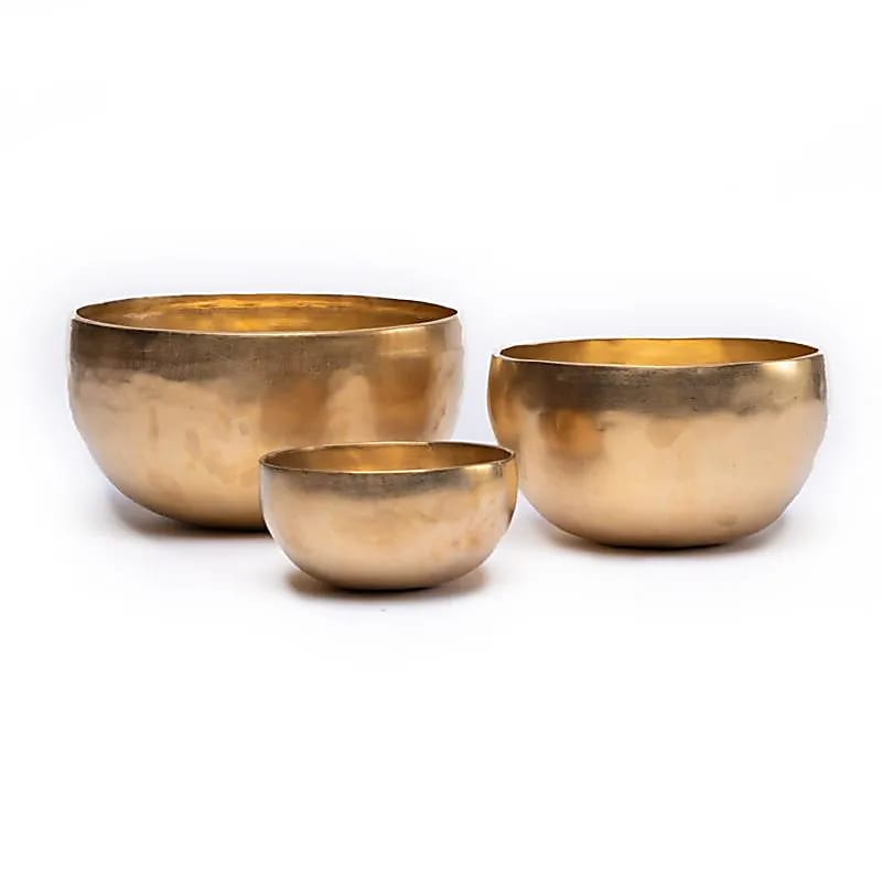 Tibetische handgehämmerte Sattva Singing Bowl 1750-2000g, 25cm