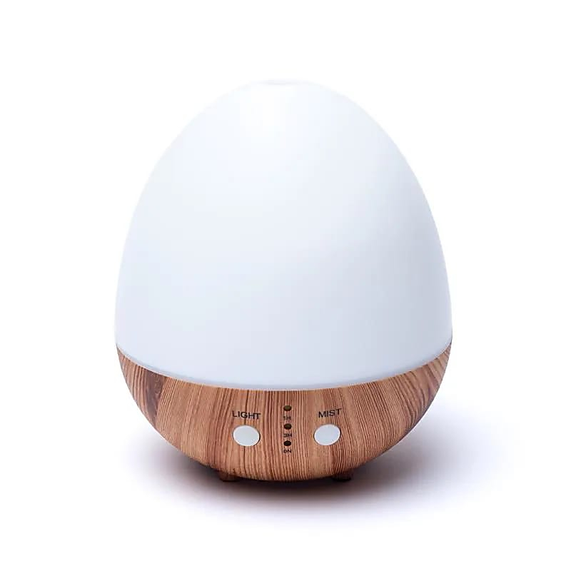 Ultraschall-Aroma-Diffusor – Oval weiß natürlich USB, 200 ml